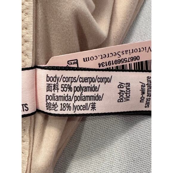 Body by Victoria Lace Mastectomy Bra Purest Pink Lace Overlay XL - Picture 11 of 16